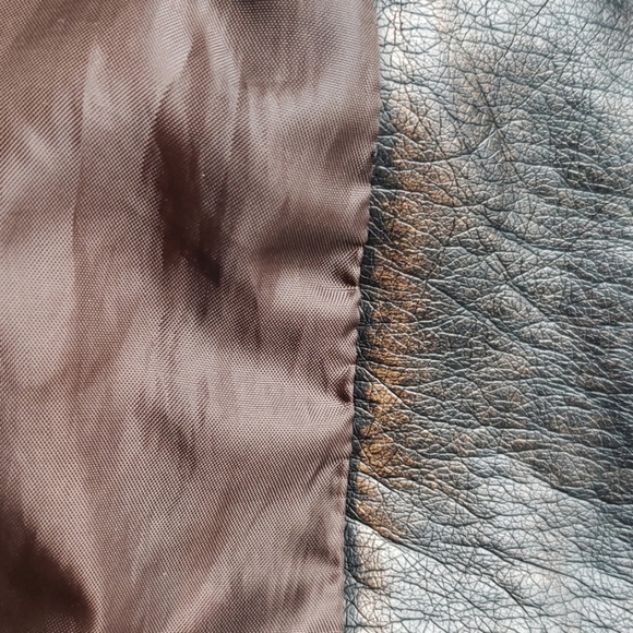 Espresso Faux Leather Jacket - Picture 5 of 5